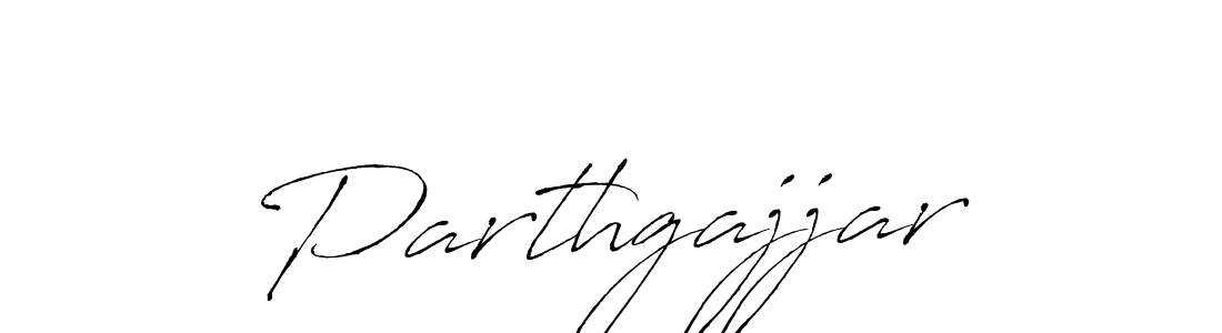 How to make Parthgajjar name signature. Use Antro_Vectra style for creating short signs online. This is the latest handwritten sign. Parthgajjar signature style 6 images and pictures png