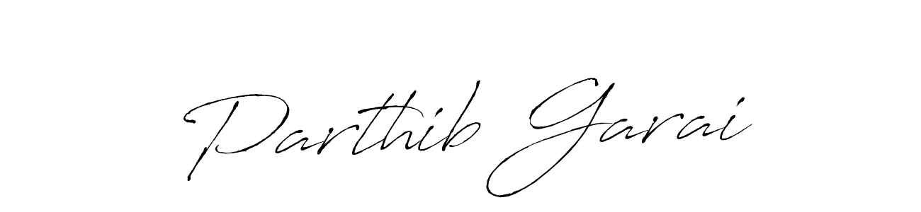 Create a beautiful signature design for name Parthib Garai. With this signature (Antro_Vectra) fonts, you can make a handwritten signature for free. Parthib Garai signature style 6 images and pictures png