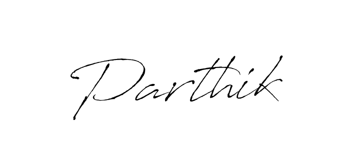 How to make Parthik signature? Antro_Vectra is a professional autograph style. Create handwritten signature for Parthik name. Parthik signature style 6 images and pictures png