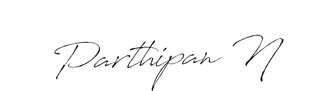 How to make Parthipan N signature? Antro_Vectra is a professional autograph style. Create handwritten signature for Parthipan N name. Parthipan N signature style 6 images and pictures png