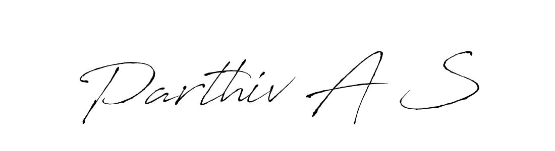 How to make Parthiv A S signature? Antro_Vectra is a professional autograph style. Create handwritten signature for Parthiv A S name. Parthiv A S signature style 6 images and pictures png