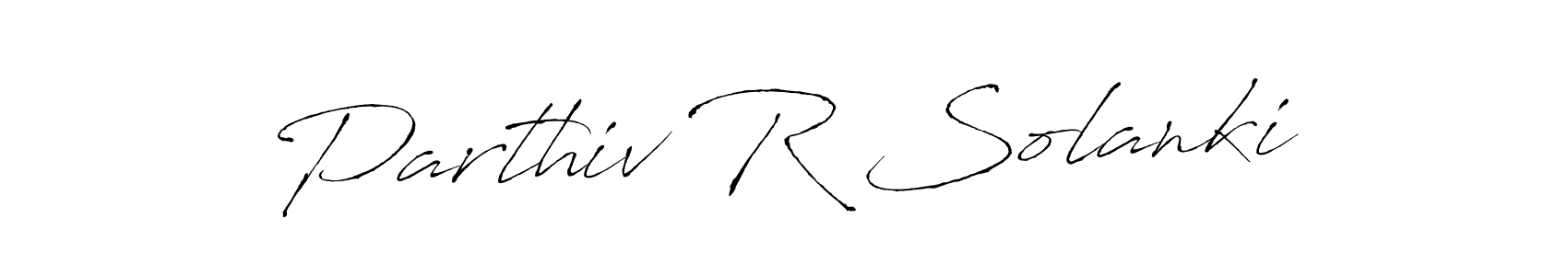 How to make Parthiv R Solanki signature? Antro_Vectra is a professional autograph style. Create handwritten signature for Parthiv R Solanki name. Parthiv R Solanki signature style 6 images and pictures png