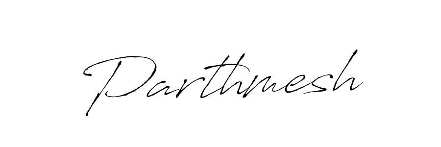 Create a beautiful signature design for name Parthmesh. With this signature (Antro_Vectra) fonts, you can make a handwritten signature for free. Parthmesh signature style 6 images and pictures png