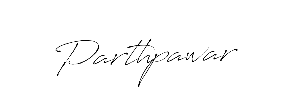 How to make Parthpawar signature? Antro_Vectra is a professional autograph style. Create handwritten signature for Parthpawar name. Parthpawar signature style 6 images and pictures png