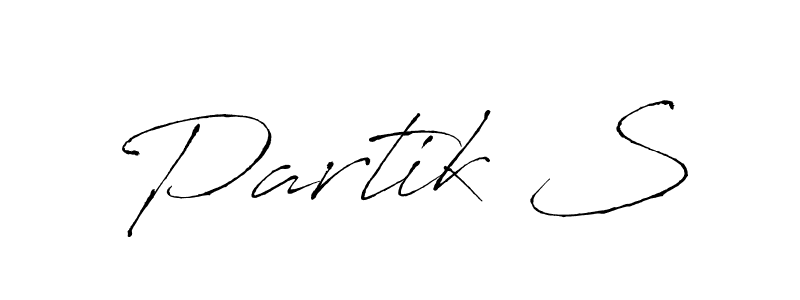 The best way (Antro_Vectra) to make a short signature is to pick only two or three words in your name. The name Partik S include a total of six letters. For converting this name. Partik S signature style 6 images and pictures png