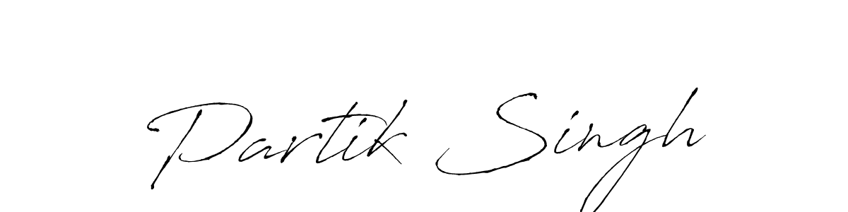 Make a beautiful signature design for name Partik Singh. Use this online signature maker to create a handwritten signature for free. Partik Singh signature style 6 images and pictures png