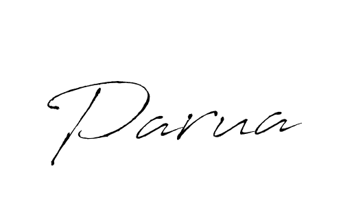 How to make Parua signature? Antro_Vectra is a professional autograph style. Create handwritten signature for Parua name. Parua signature style 6 images and pictures png