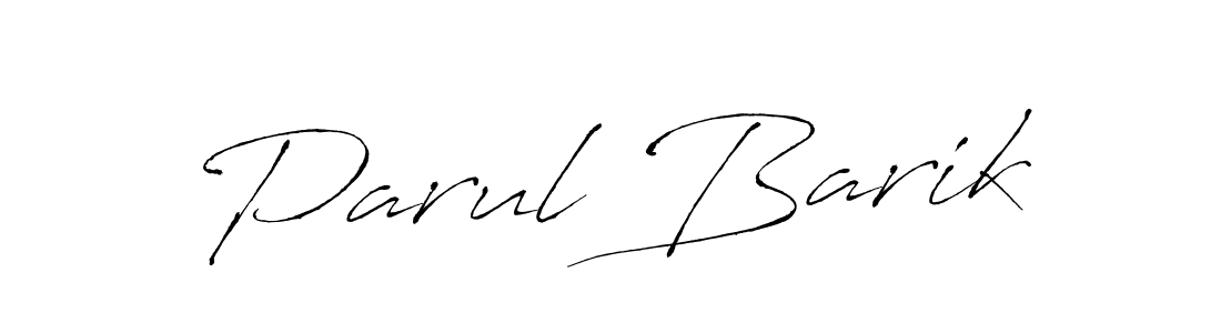 Also we have Parul Barik name is the best signature style. Create professional handwritten signature collection using Antro_Vectra autograph style. Parul Barik signature style 6 images and pictures png