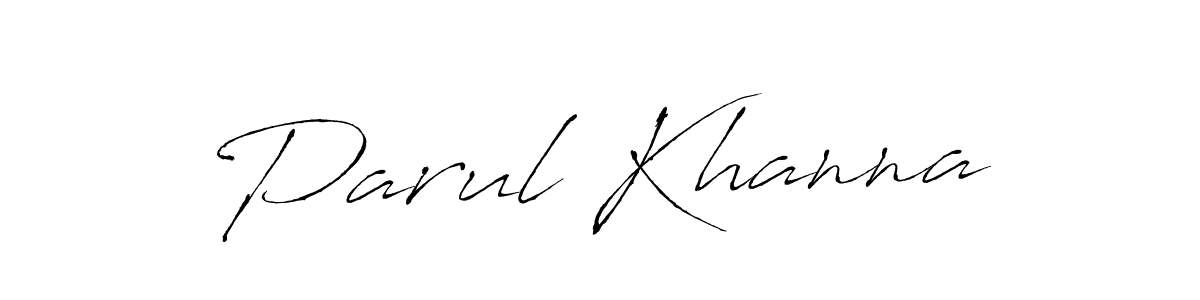 How to make Parul Khanna signature? Antro_Vectra is a professional autograph style. Create handwritten signature for Parul Khanna name. Parul Khanna signature style 6 images and pictures png