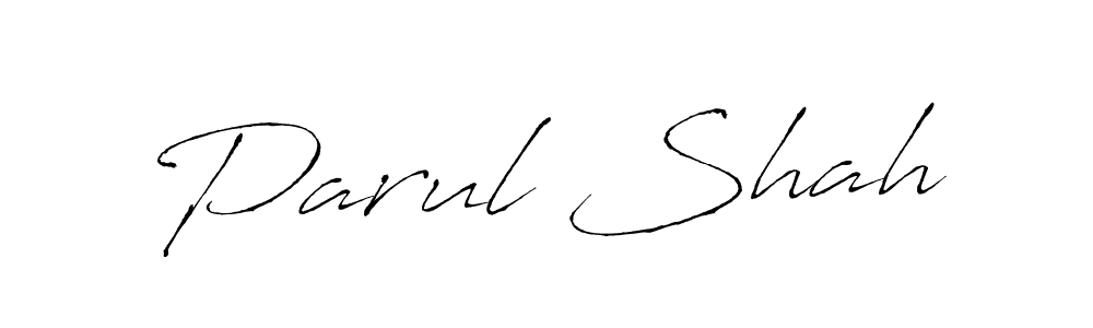 Use a signature maker to create a handwritten signature online. With this signature software, you can design (Antro_Vectra) your own signature for name Parul Shah. Parul Shah signature style 6 images and pictures png