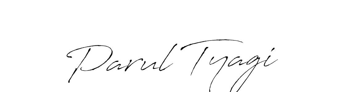 This is the best signature style for the Parul Tyagi name. Also you like these signature font (Antro_Vectra). Mix name signature. Parul Tyagi signature style 6 images and pictures png