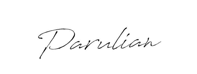 The best way (Antro_Vectra) to make a short signature is to pick only two or three words in your name. The name Parulian include a total of six letters. For converting this name. Parulian signature style 6 images and pictures png