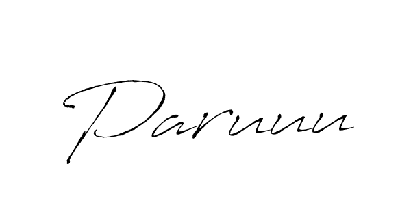 Design your own signature with our free online signature maker. With this signature software, you can create a handwritten (Antro_Vectra) signature for name Paruuu. Paruuu signature style 6 images and pictures png