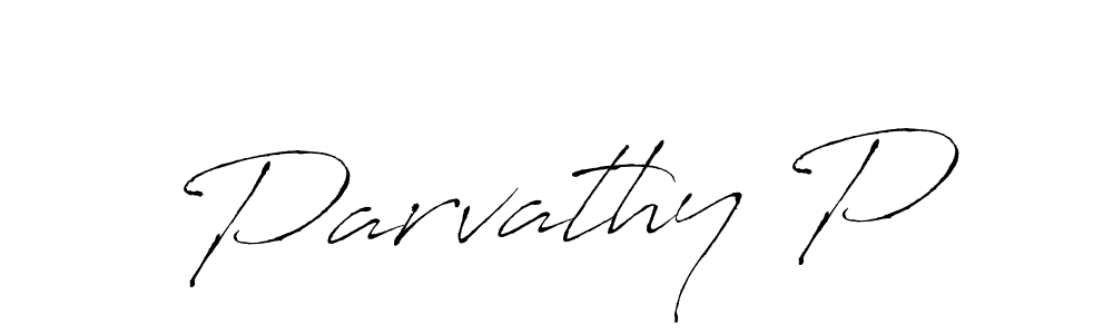 if you are searching for the best signature style for your name Parvathy P. so please give up your signature search. here we have designed multiple signature styles  using Antro_Vectra. Parvathy P signature style 6 images and pictures png