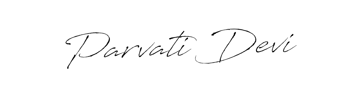 How to make Parvati Devi name signature. Use Antro_Vectra style for creating short signs online. This is the latest handwritten sign. Parvati Devi signature style 6 images and pictures png