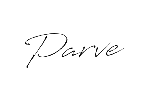 Make a beautiful signature design for name Parve. With this signature (Antro_Vectra) style, you can create a handwritten signature for free. Parve signature style 6 images and pictures png