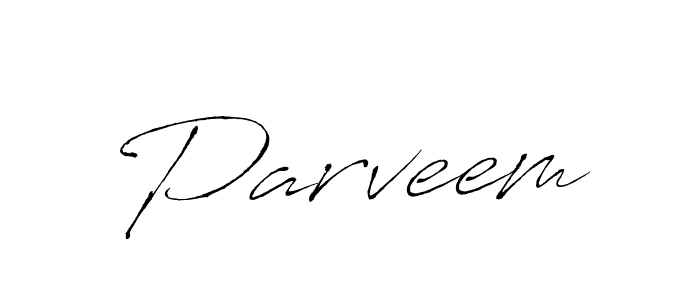 Make a beautiful signature design for name Parveem. With this signature (Antro_Vectra) style, you can create a handwritten signature for free. Parveem signature style 6 images and pictures png