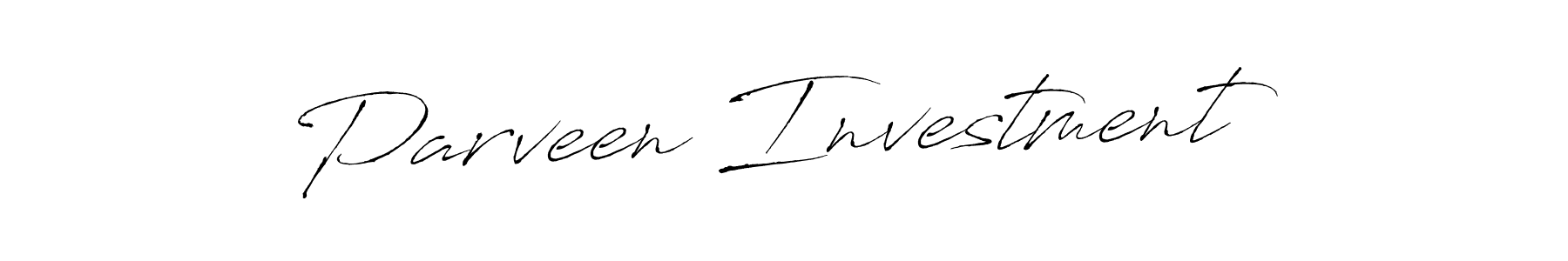 Similarly Antro_Vectra is the best handwritten signature design. Signature creator online .You can use it as an online autograph creator for name Parveen Investment. Parveen Investment signature style 6 images and pictures png