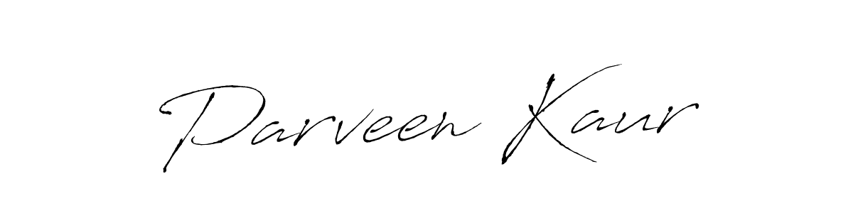 Parveen Kaur stylish signature style. Best Handwritten Sign (Antro_Vectra) for my name. Handwritten Signature Collection Ideas for my name Parveen Kaur. Parveen Kaur signature style 6 images and pictures png