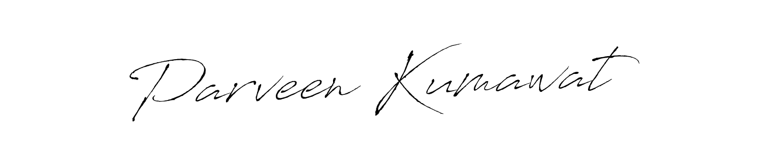 Also we have Parveen Kumawat name is the best signature style. Create professional handwritten signature collection using Antro_Vectra autograph style. Parveen Kumawat signature style 6 images and pictures png