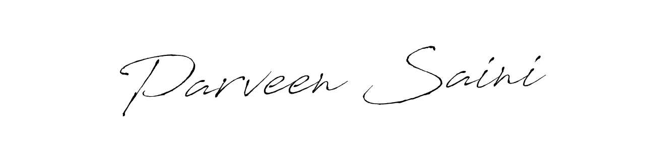 How to make Parveen Saini signature? Antro_Vectra is a professional autograph style. Create handwritten signature for Parveen Saini name. Parveen Saini signature style 6 images and pictures png