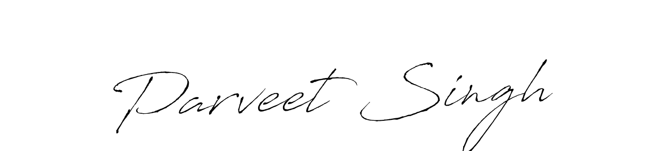 Design your own signature with our free online signature maker. With this signature software, you can create a handwritten (Antro_Vectra) signature for name Parveet Singh. Parveet Singh signature style 6 images and pictures png