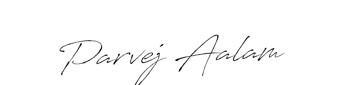 if you are searching for the best signature style for your name Parvej Aalam. so please give up your signature search. here we have designed multiple signature styles  using Antro_Vectra. Parvej Aalam signature style 6 images and pictures png