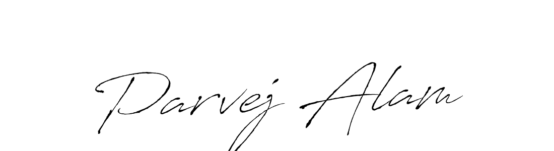 The best way (Antro_Vectra) to make a short signature is to pick only two or three words in your name. The name Parvej Alam include a total of six letters. For converting this name. Parvej Alam signature style 6 images and pictures png