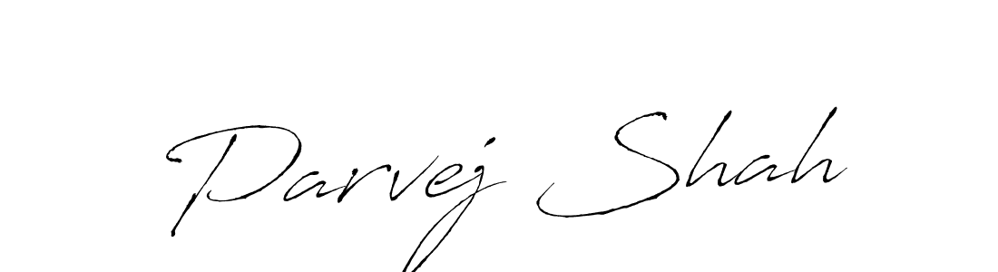 Antro_Vectra is a professional signature style that is perfect for those who want to add a touch of class to their signature. It is also a great choice for those who want to make their signature more unique. Get Parvej Shah name to fancy signature for free. Parvej Shah signature style 6 images and pictures png
