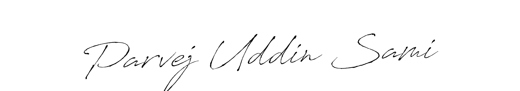 Also You can easily find your signature by using the search form. We will create Parvej Uddin Sami name handwritten signature images for you free of cost using Antro_Vectra sign style. Parvej Uddin Sami signature style 6 images and pictures png