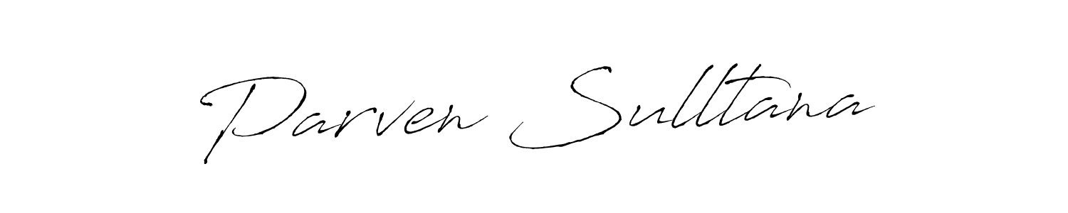 Create a beautiful signature design for name Parven Sulltana. With this signature (Antro_Vectra) fonts, you can make a handwritten signature for free. Parven Sulltana signature style 6 images and pictures png