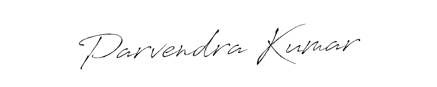 Create a beautiful signature design for name Parvendra Kumar. With this signature (Antro_Vectra) fonts, you can make a handwritten signature for free. Parvendra Kumar signature style 6 images and pictures png