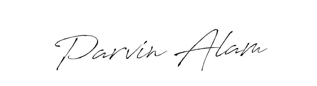 How to make Parvin Alam signature? Antro_Vectra is a professional autograph style. Create handwritten signature for Parvin Alam name. Parvin Alam signature style 6 images and pictures png