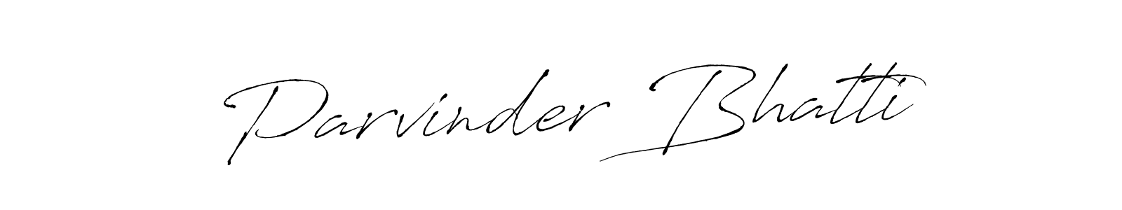 Use a signature maker to create a handwritten signature online. With this signature software, you can design (Antro_Vectra) your own signature for name Parvinder Bhatti. Parvinder Bhatti signature style 6 images and pictures png