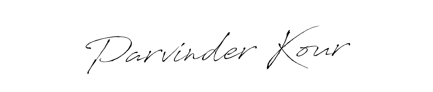 Antro_Vectra is a professional signature style that is perfect for those who want to add a touch of class to their signature. It is also a great choice for those who want to make their signature more unique. Get Parvinder Kour name to fancy signature for free. Parvinder Kour signature style 6 images and pictures png