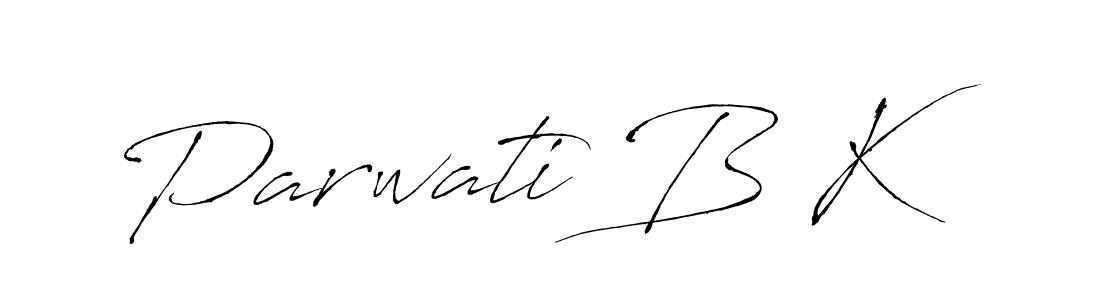 Antro_Vectra is a professional signature style that is perfect for those who want to add a touch of class to their signature. It is also a great choice for those who want to make their signature more unique. Get Parwati B K name to fancy signature for free. Parwati B K signature style 6 images and pictures png