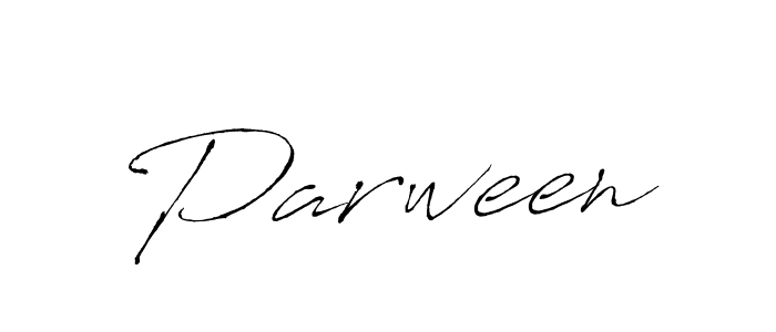 The best way (Antro_Vectra) to make a short signature is to pick only two or three words in your name. The name Parween include a total of six letters. For converting this name. Parween signature style 6 images and pictures png