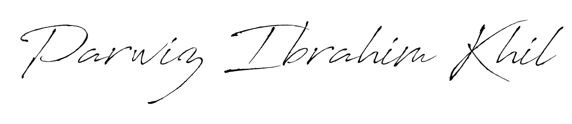 Style your name Parwiz Ibrahim Khil with confidence using Antro_Vectra signature design. Simple, elegant, and ready for immediate document use. Parwiz Ibrahim Khil signature style 6 images and pictures png