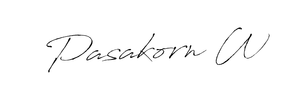How to Draw Pasakorn W signature style? Antro_Vectra is a latest design signature styles for name Pasakorn W. Pasakorn W signature style 6 images and pictures png