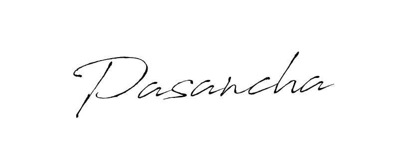 Pasancha stylish signature style. Best Handwritten Sign (Antro_Vectra) for my name. Handwritten Signature Collection Ideas for my name Pasancha. Pasancha signature style 6 images and pictures png