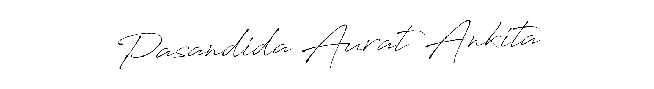 The best way (Antro_Vectra) to make a short signature is to pick only two or three words in your name. The name Pasandida Aurat Ankita include a total of six letters. For converting this name. Pasandida Aurat Ankita signature style 6 images and pictures png
