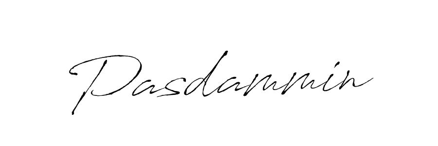 Pasdammin stylish signature style. Best Handwritten Sign (Antro_Vectra) for my name. Handwritten Signature Collection Ideas for my name Pasdammin. Pasdammin signature style 6 images and pictures png