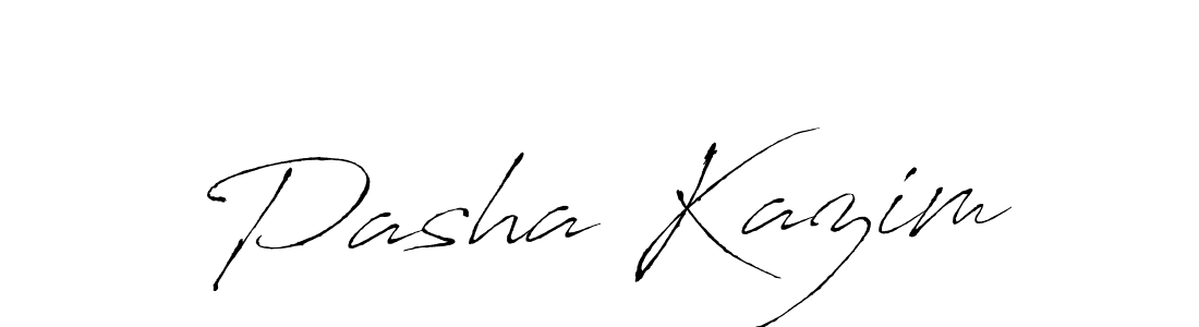Design your own signature with our free online signature maker. With this signature software, you can create a handwritten (Antro_Vectra) signature for name Pasha Kazim. Pasha Kazim signature style 6 images and pictures png