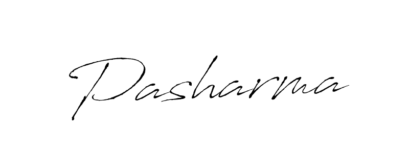 Make a beautiful signature design for name Pasharma. With this signature (Antro_Vectra) style, you can create a handwritten signature for free. Pasharma signature style 6 images and pictures png