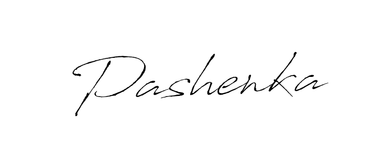 Use a signature maker to create a handwritten signature online. With this signature software, you can design (Antro_Vectra) your own signature for name Pashenka. Pashenka signature style 6 images and pictures png