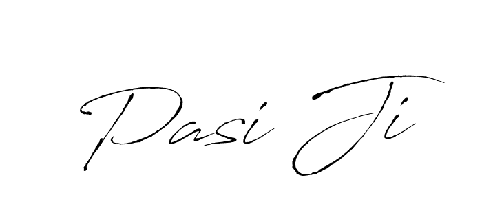 Similarly Antro_Vectra is the best handwritten signature design. Signature creator online .You can use it as an online autograph creator for name Pasi Ji. Pasi Ji signature style 6 images and pictures png