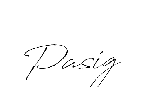 Pasig stylish signature style. Best Handwritten Sign (Antro_Vectra) for my name. Handwritten Signature Collection Ideas for my name Pasig. Pasig signature style 6 images and pictures png