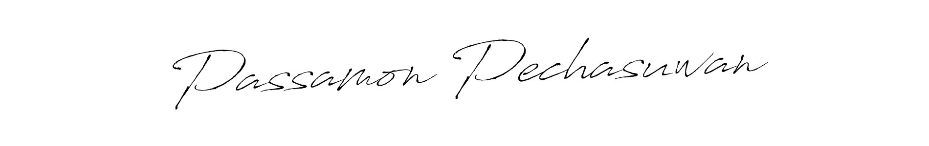 You should practise on your own different ways (Antro_Vectra) to write your name (Passamon Pechasuwan) in signature. don't let someone else do it for you. Passamon Pechasuwan signature style 6 images and pictures png