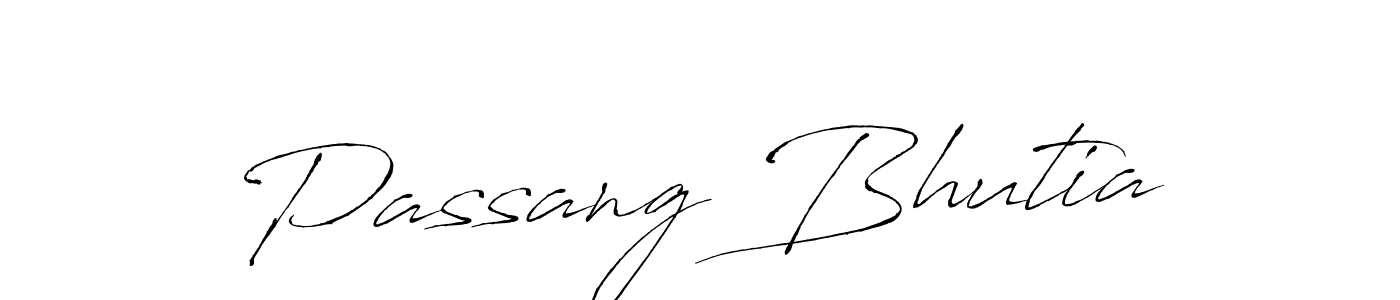 Make a beautiful signature design for name Passang Bhutia. With this signature (Antro_Vectra) style, you can create a handwritten signature for free. Passang Bhutia signature style 6 images and pictures png