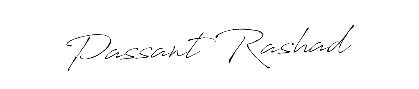 How to make Passant Rashad signature? Antro_Vectra is a professional autograph style. Create handwritten signature for Passant Rashad name. Passant Rashad signature style 6 images and pictures png